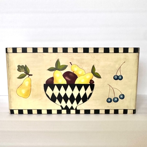 MacKenzie-Childs Look Alike Set Recipe Book & File Organizer / Organizer - Picture 4 of 10